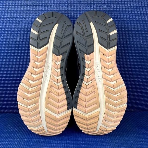 SAUCONY OMNI ISO 2 Women`s Size 9.5 Grey Blue Athletic Running Shoes S10511-1 - Picture 7 of 8